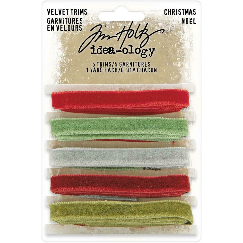 Tim Holtz Idea-ology Christmas 2020 Velvet Trims