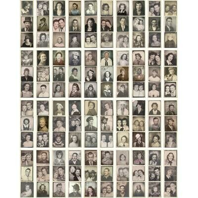 Tim Holtz Idea-ology Photobooth Vintage Photo Strips 40/Pkg