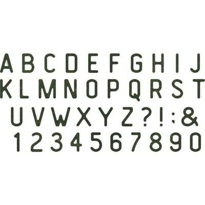 Tim Holtz Sizzix Bigz XL Die Letterboard 1" Tall