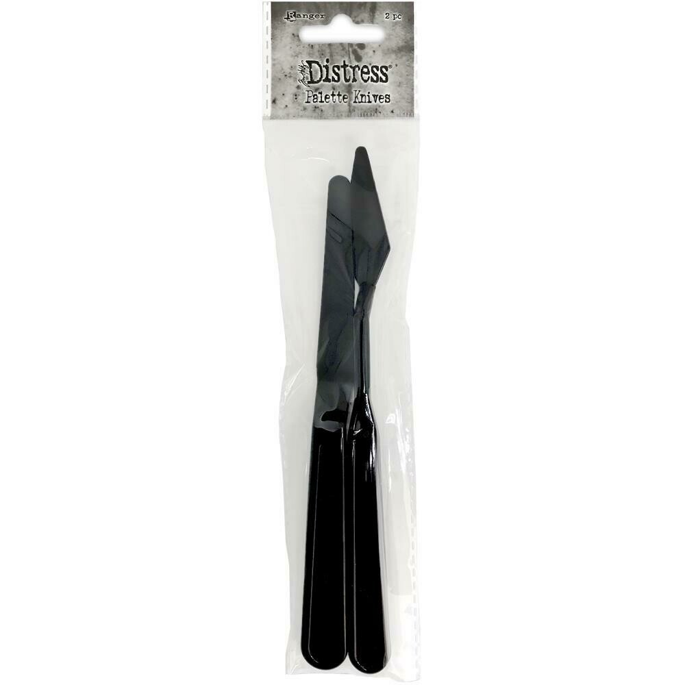 Tim Holtz Distress Palette Knives Black 2/pkg