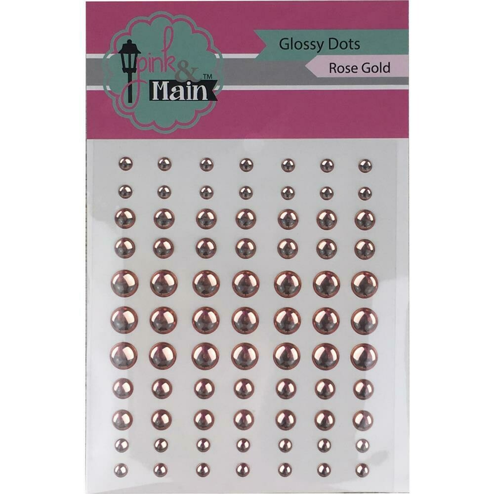 Pink &amp; Main Glossy Dots Rose Gold