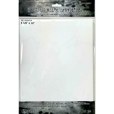 Tim Holtz Distress White Heavystock