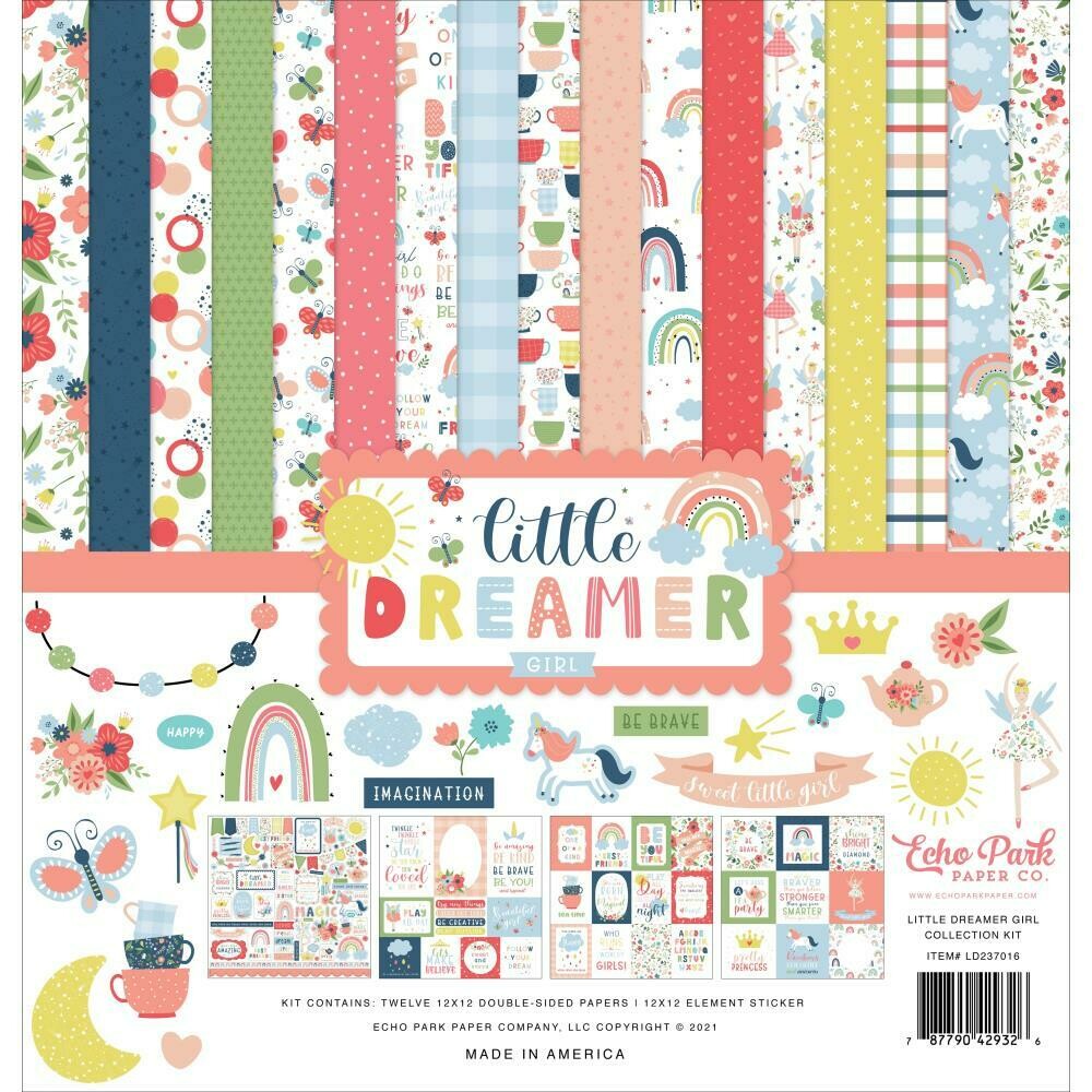 Echo Park Little Dreamer Girl Collection - Assorted