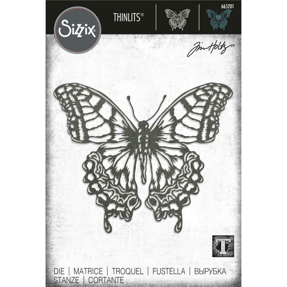 Tim Holtz Sizzix Thinlits Die Perspective Butterfly