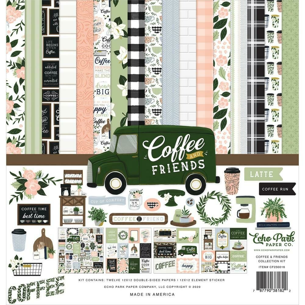 Echo Park - Coffee and Friends Collection - Assorted