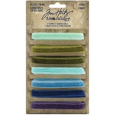 Tim Holtz Idea-ology Velvet Trims - Assorted