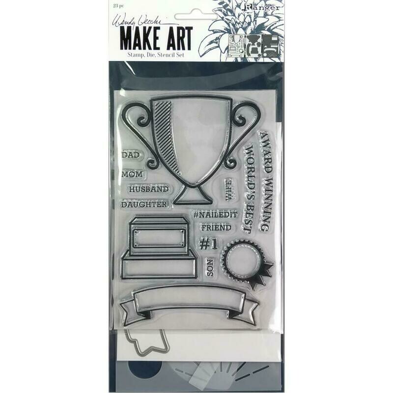 Wendy Vecchi Make Art Stamp, Die and Stencil Set - Award Winning