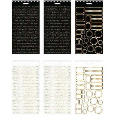 Tim Holtz Idea-ology Metallic Sticker Book 354/pkg
