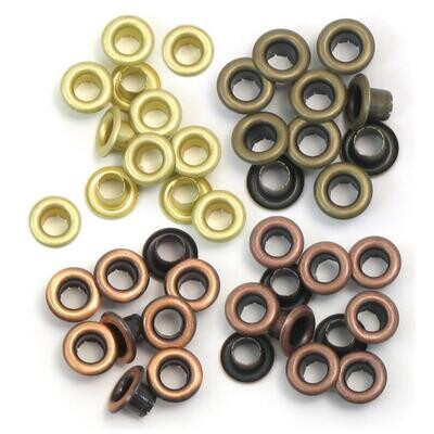We R Memory Keepers Eyelets Standard 60 pack - Assorted