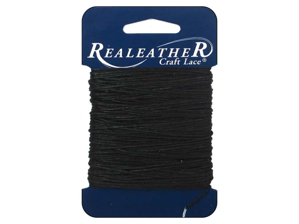 Silver Creek - Waxed Thread black 25 yards