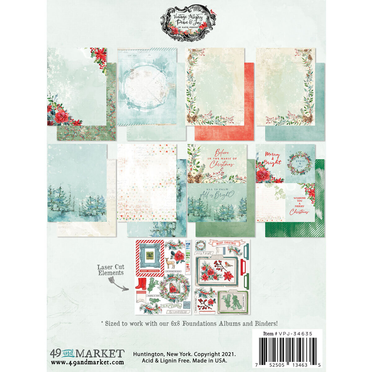 49 and Market Vintage Artistry Peace and Joy Collection - Assorted