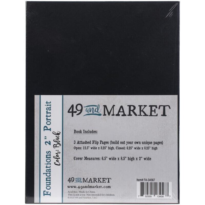 49 and Market Foundations 2&#39; Portrait Binder - Assorted
