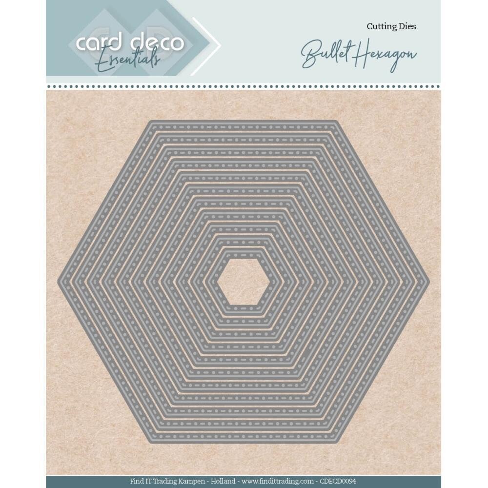 Find It Trading Nested Dies - Bullet Hexagons 11/pkg