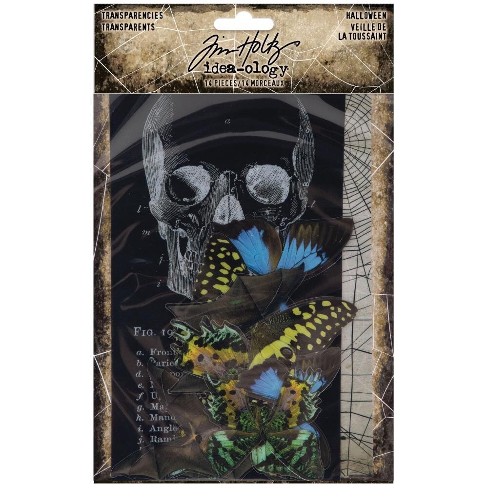 Tim Holtz Idea-ology Halloween 2021 Transparencies 14/pkg