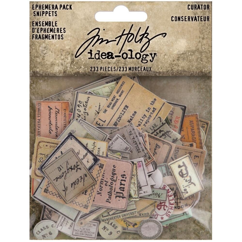 Tim Holtz Idea-ology Snippets Curator 233/pkg