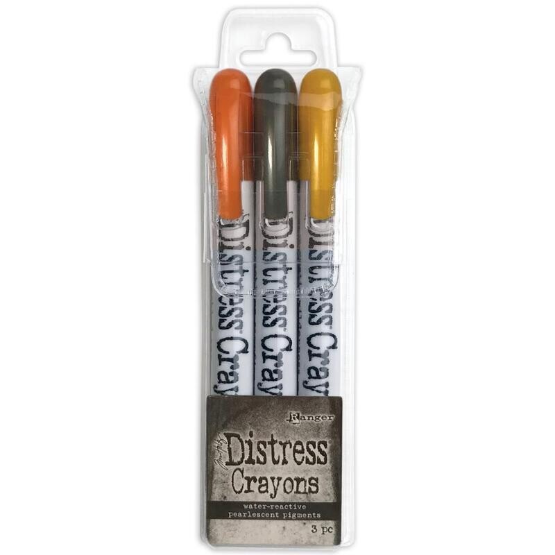 Tim Holtz Distress Crayon Pearl Sets - Assorted