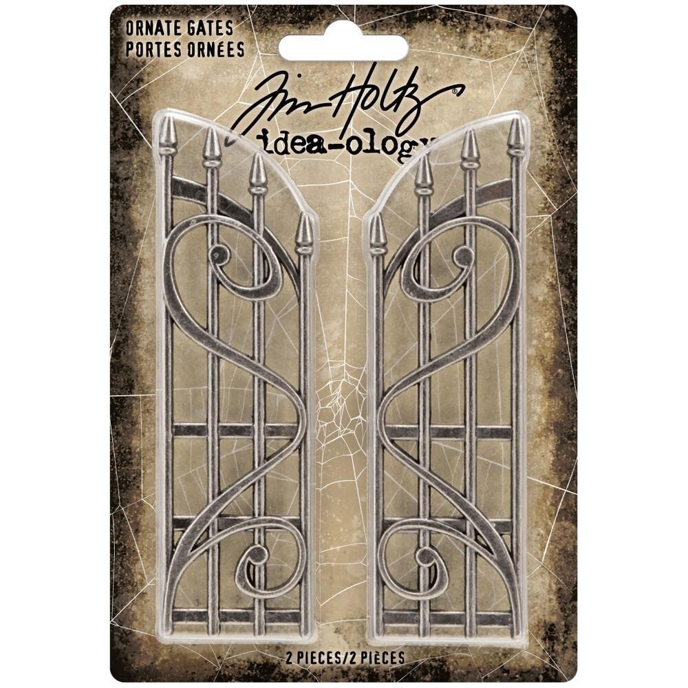 Tim Holtz Idea-ology Halloween 2021 Ornate Gates 2/pkg