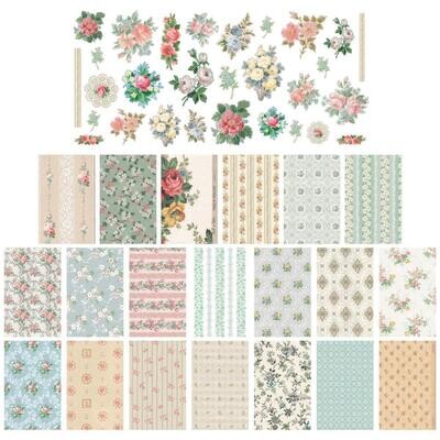 Tim Holtz Idea-ology Worn Wallpaper Scraps 2021