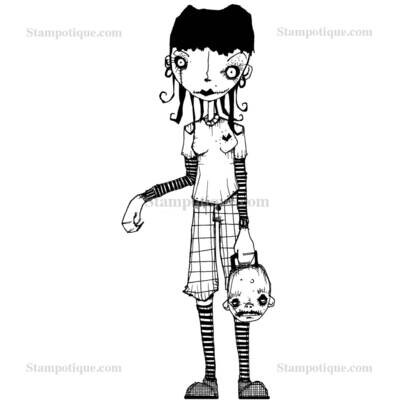 Stampotique Wood Mounted - Linda 6100