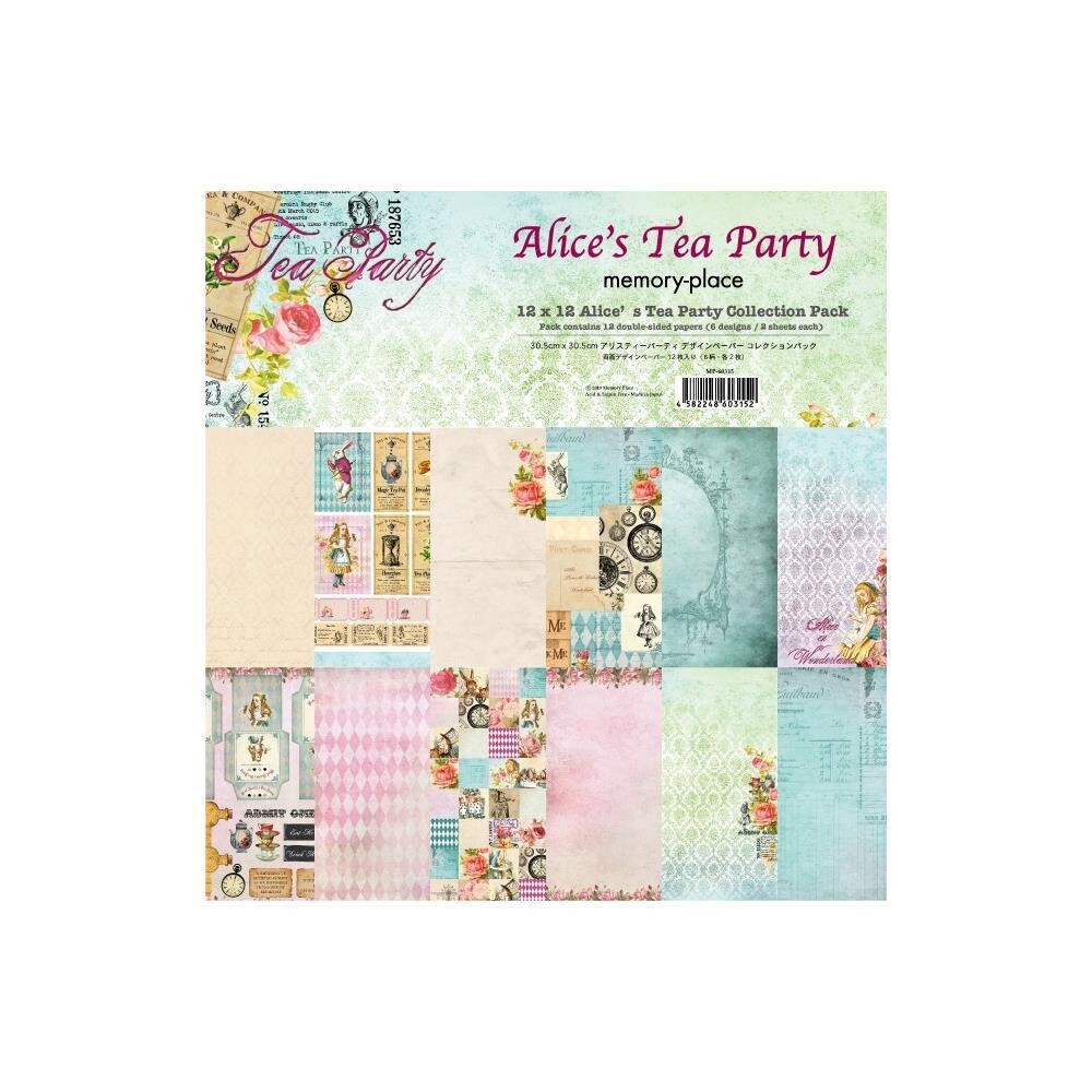 Memory Place Alice's Tea Party 12x12 Collection