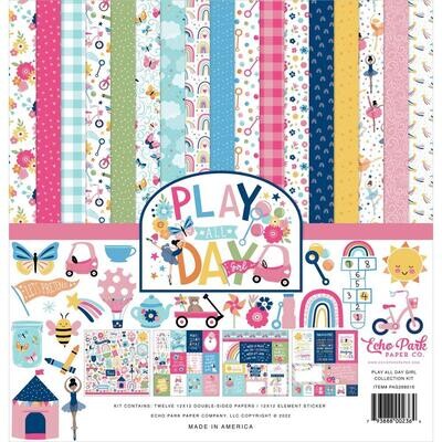 Echo Park Play all Day Girl Collection - Assorted
