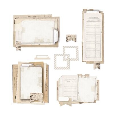 49 and Market Vintage Artistry Collage Stack Naturals 52/pkg