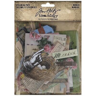 Tim Holtz Idea-ology Ephemera Pack Memoir 102/pkg