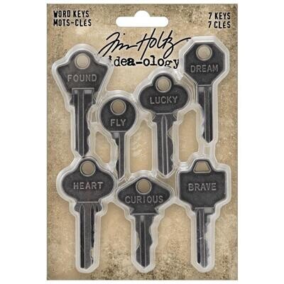 Tim Holtz Idea-ology Word Keys 7/pkg