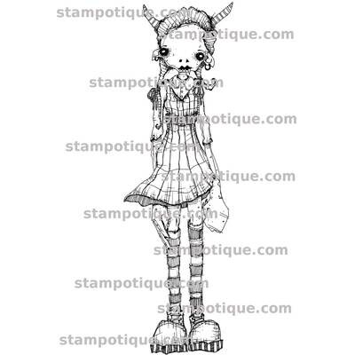Stampotique Wood Mounted - Bertha 6252