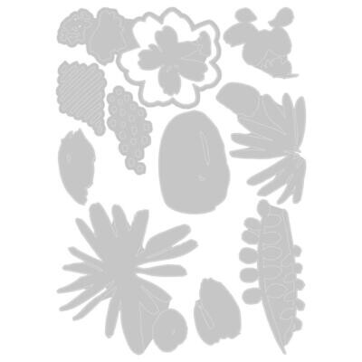 Tim Holtz Sizzix Thinlits Dies Modern Floristry 11/pkg