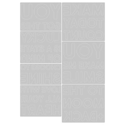 Tim Holtz Sizzix Thinlits Dies Bold Text #2 7/pkg