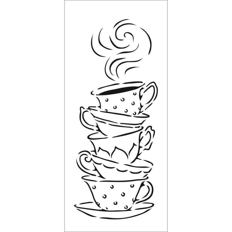 TCW Template Stencil 4&quot;x9&quot; Slimline - Assorted