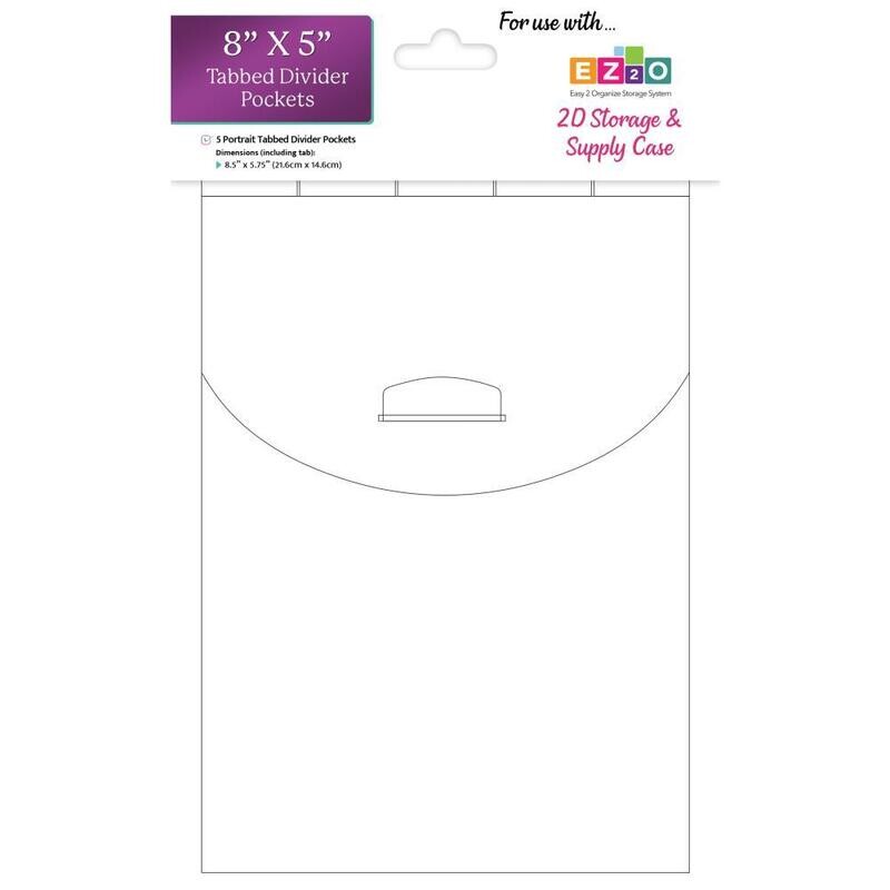 EZ2O Storage and Supply Case Tabbed Pockets