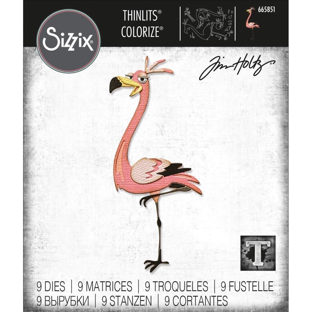 Tim Holtz Sizzix Thinlits Dies By Tim Holtz Gladys Colorize
