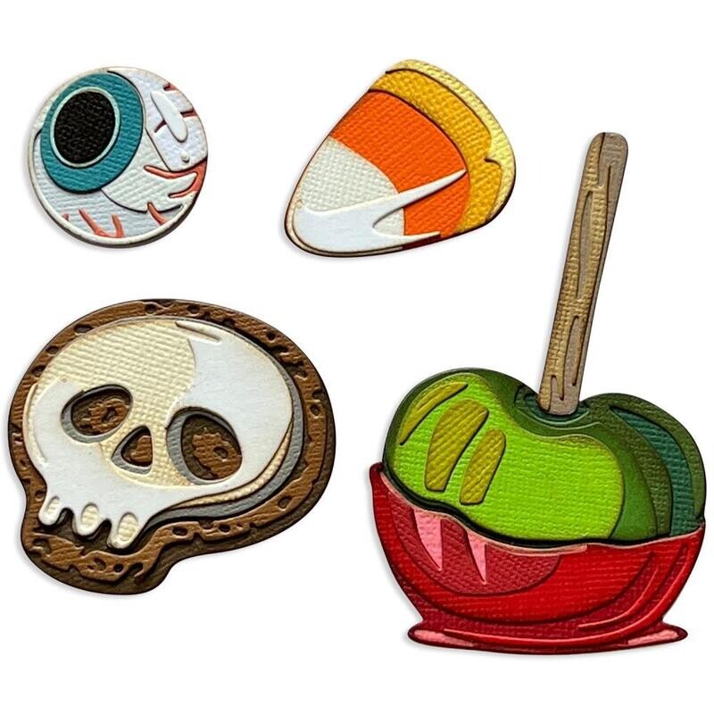 Tim Holtz Sizzix Thinlits Dies Colorize Trick or Treat