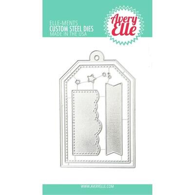 Avery Elle Die Easy Layers Tag Set 7/pkg