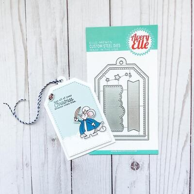 Avery Elle Die Easy Layers Tag Set 7/pkg