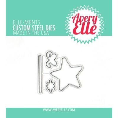 Avery Elle Die Layered Stars Stamp and Die set
