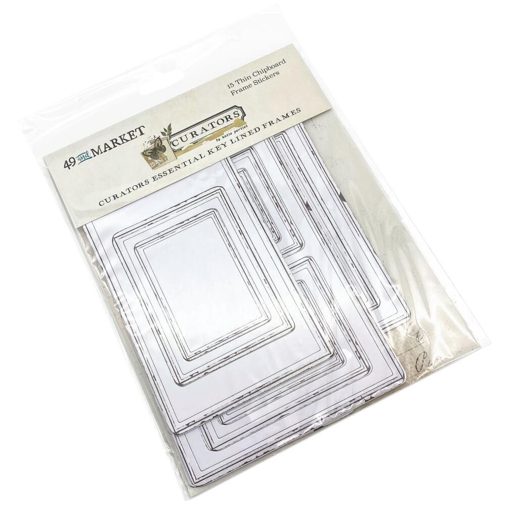 49 and Market Curators Essential Key Lined Frames 15/pkg
