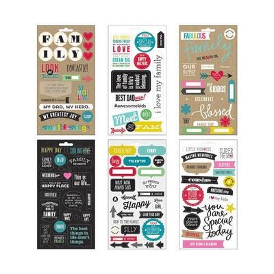 Me and My Big Ideas Stickers Family 115/pkg