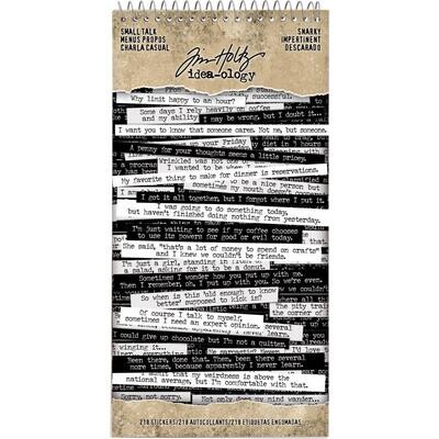 Tim Holtz Idea-ology Small Talk Stickers Snarky