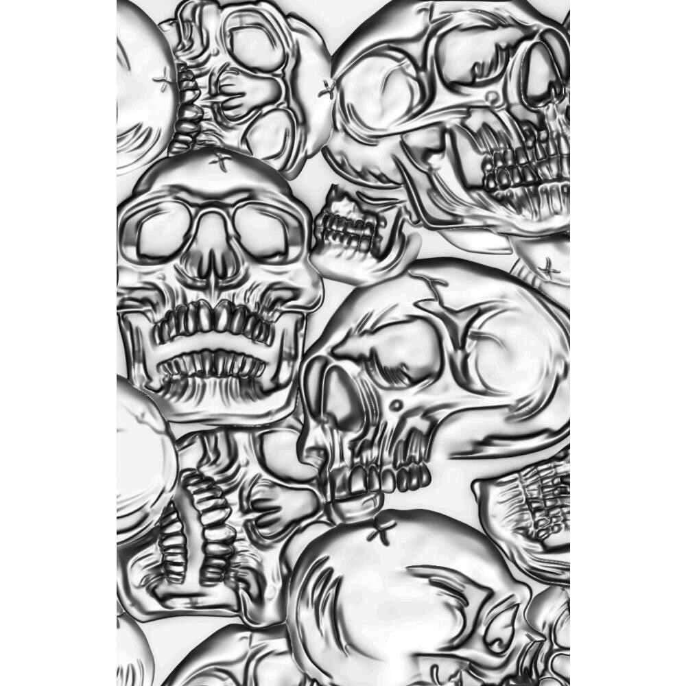 Tim Holtz Sizzix 3-D Texture Fades Skulls
