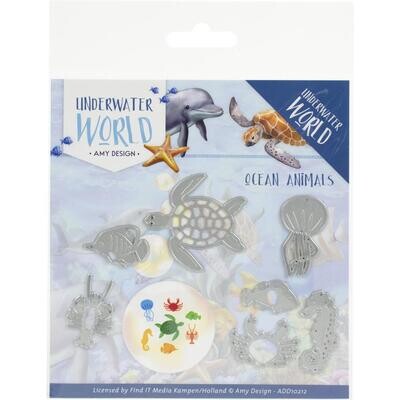 Find It Trading Dies - Ocean Animals 7/pkg