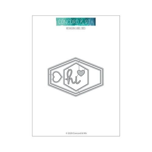 Concord and Ninth Stamp and Die Set - Hey Bestie