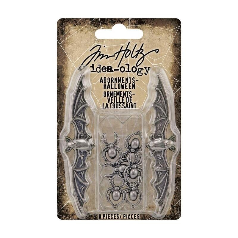 Tim Holtz Idea-ology Halloween 2022 Adornments 8/pkg