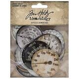 Tim Holtz Idea-ology Gauge Dials 39/pkg