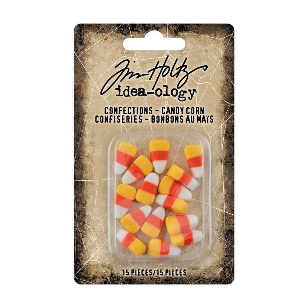 Tim Holtz Idea-ology Halloween 2022 Confections Candy Corn 15/pkg