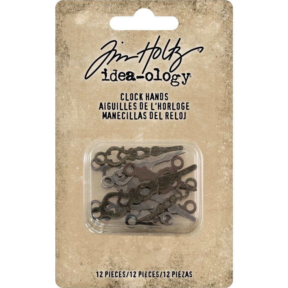 Tim Holtz Idea-ology Clock Hands 12/pkg