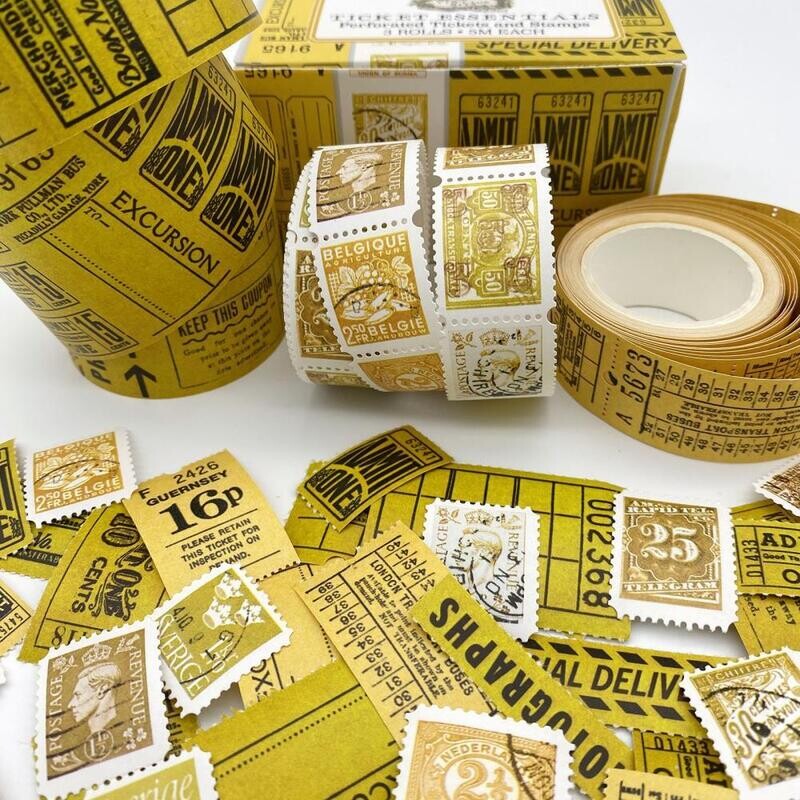 49 and Market Vintage Bits Ticket Essentials 3/rolls - Assorted