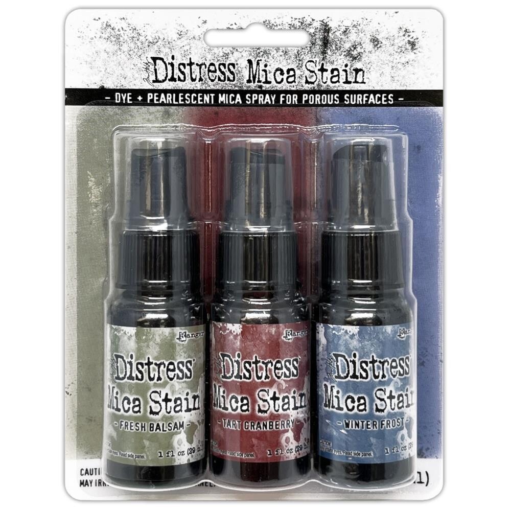 Tim Holtz Distress Mica Stain Set 3 Holiday 2022 3/pkg